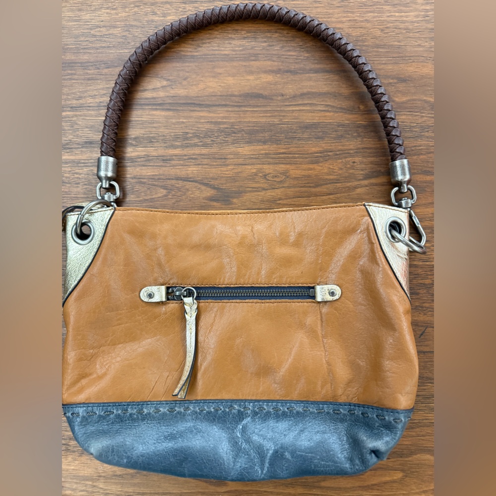 The Sak Kendra Hobo Bag in Grey, Gold and Brown - Picture 11 of 15